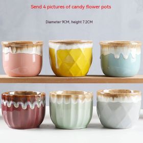 Succulent Bonsai Braised Purple Sand Simple Small Flower Pot