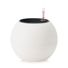 Rattan-like Self-absorbent Succulent Pot Planting Resin Flowerpot