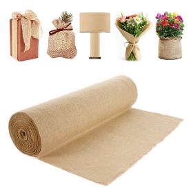 VEVOR Burlap Fabric Roll, 36' x 150 ft & 50 x 50 High Density Wide Natural Burlap Fabric Rolls, Jute Fabric Burlap Tree Wrap Roll, for Decor, Cra