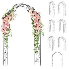 1PC Garden Arch Arbor Trellis for Climbing Plants Roses Vines