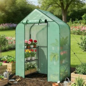 Outdoor greenhouse, portable greenhouse, planting box, green