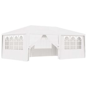 Professional Party Tent with Side Walls 13.1'x19.7' White 0.3 oz/ft²