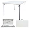 3ft Square Indoor Outdoor Party Folding Table, White
