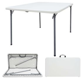 3ft Square Indoor Outdoor Party Folding Table, White