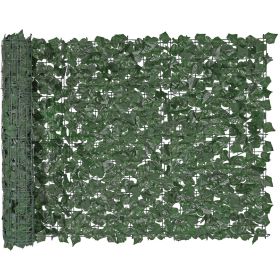 VEVOR Ivy Privacy Fence, 39 x 98 in Artificial Green Wall Screen, Greenery Ivy Fence with Strengthened Joint
