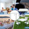 3ft Square Indoor Outdoor Party Folding Table, White