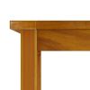7 Piece Patio Dining Set Solid Wood Acacia
