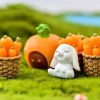 4pcs Little White Rabbit Table Decoration Ornament Easter Decoration Party Decoration