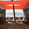7'x13' Rectangle Sun Shade Sail/ Watermalon Red