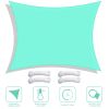 13'x10' Rectangle Sun Shade Sail/ Turquoise