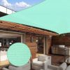 13'x10' Rectangle Sun Shade Sail/ Turquoise