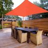 7'x13' Rectangle Sun Shade Sail/ Watermalon Red