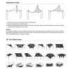 7'x13' Rectangle Sun Shade Sail/ Watermalon Red