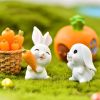 4pcs Little White Rabbit Table Decoration Ornament Easter Decoration Party Decoration