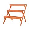 Malibu Patio Three-layer Wood Garden Plant Stand