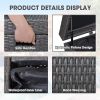 Outdoor Storage Box with Waterproof Inner,140 Gallon Large Wicker Patio Storage Bin