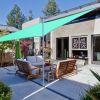 13'x10' Rectangle Sun Shade Sail/ Turquoise