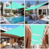 13'x10' Rectangle Sun Shade Sail/ Turquoise