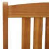 7 Piece Patio Dining Set Solid Wood Acacia