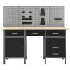 Workbench with Four Wall Panels