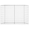 Trapezium Gabion Raised Bed Galvanized Steel 59.1"x7.9"x39.4"