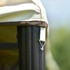 Outdoor Steel Vented Dome Top Patio Gazebo with Netting for Backyard, 9.8Ft. Wx9.8Ft.L  Poolside and Deck