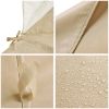 12X10ft 2T Waterproof Finial Classic Gazebo Top Tan