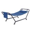 Polyester Hammock with Stand and Pillow for Outdoor , Multi color