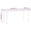 5 Piece Patio Dining Set Poly Rattan