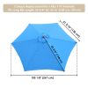 9FT 6 Rib Umbrella Cover Replacement